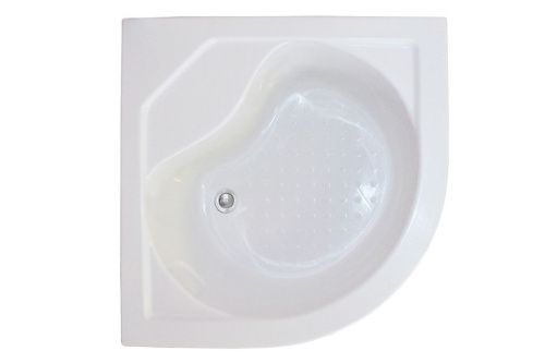 Душевой уголок Royal Bath BK RB90BK-C 90х90 стекло матовое профиль белый с поддоном - фото 5