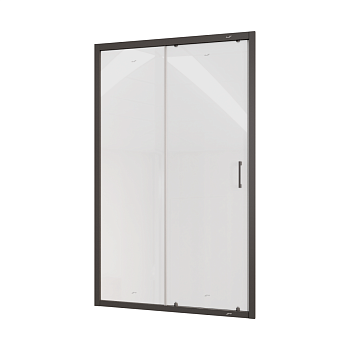 Душевая дверь Cerutti SPA GLORIA D120B 120х195 стекло прозрачное профиль черный