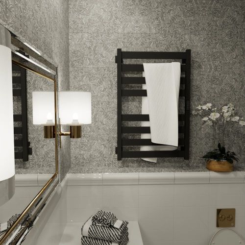 Полотенцесушитель электрический Altasan РондаПроф Ронда5Проф8050ЧМ 55х80 черный - фото 5