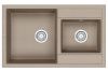 Кухонная мойка Granula 8201, ПЕСОК 80х50 цвет бежевый поверхность матовая