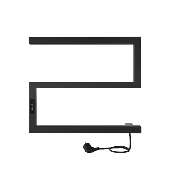 Полотенцесушитель электрический Indigo Sparta DGS40-50BRRt 50х45 черный