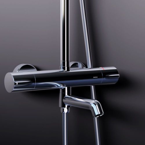 Душевая стойка Damixa Scandinavian Pure 936810000 настенная цвет хром - фото 5