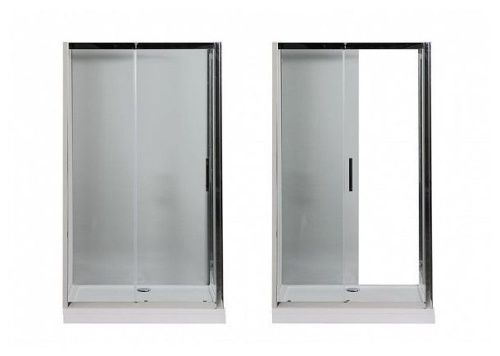 Душевой уголок Aquanet NPE1131 120х80 стекло прозрачное профиль хром без поддона - фото 2