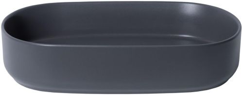 Раковина керамическая Allen Brau Fantasy 4.11022.AN 60х40 накладная цвет черный без отверстий под смеситель - фото 2