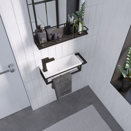 Раковина Madera Модуль 4627173210607 50х20 накладная цвет белый - фото 3