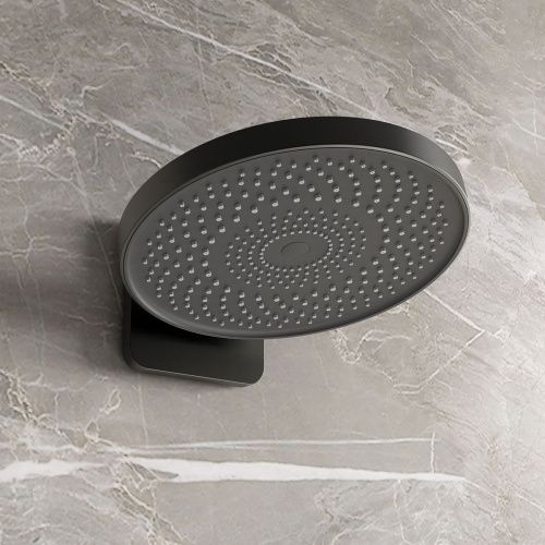 Душевая система Vincea VSFW-2F12TMB встраиваемая в стену цвет черный с термостатом - фото 4