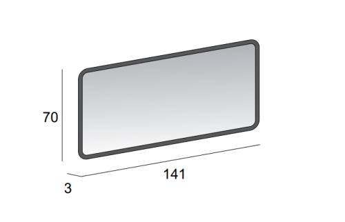 Зеркало с подсветкой Cezares 44994 140х70 подвесное - фото 5
