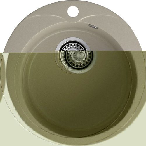 Кухонная мойка Granfest Rondo R-480 топаз 50х50 цвет серый поверхность матовая