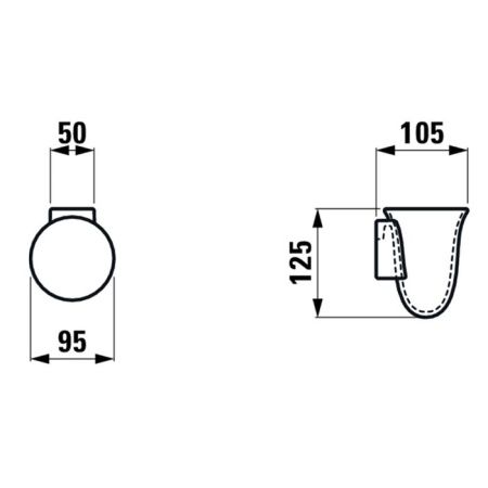 Стакан Laufen New Classic 8.7385.4.000.000.1