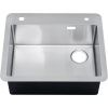 Кухонная мойка Melana ProfLine MLN-R6254HK 60х55 цвет серый поверхность матовая