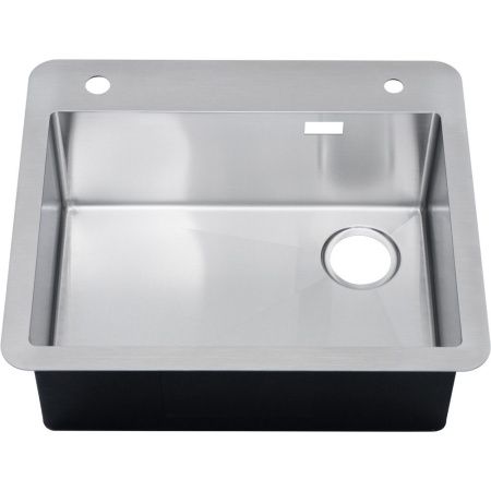 Кухонная мойка Melana ProfLine MLN-R6254HK 60х55 цвет серый поверхность матовая