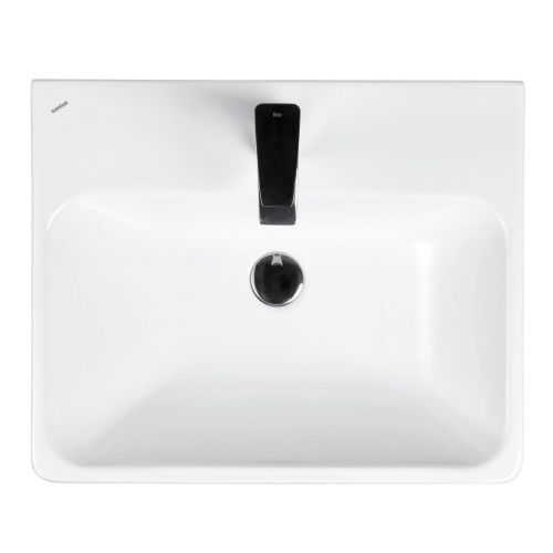 Раковина из сантехнического фарфора Santek Адриана WH501620 60х50 накладная цвет белый - фото 3