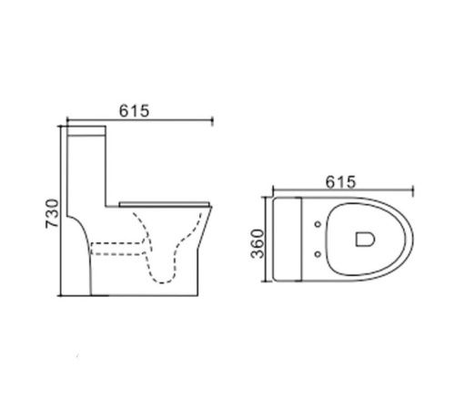 Унитаз-компакт напольный с бачком Stella Polar Мурсия SP-00001858 белый с сиденьем микролифт безободковый душевой смыв - фото 3