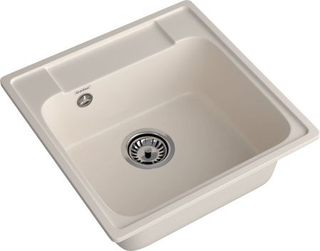 Кухонная мойка Granfest Quarz 48 белый 50х50 цвет белый поверхность матовая