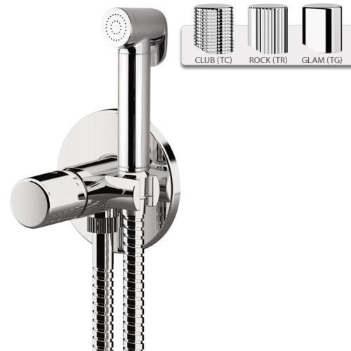 Гигиенический душ со смесителем Daniel TG6454DCCR хром - фото 2