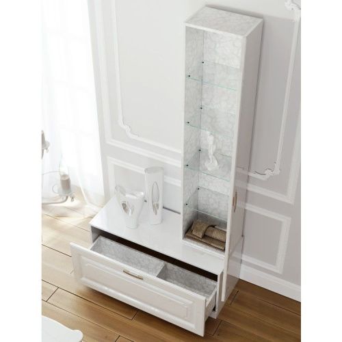 Тумба под раковину Aqwella Y Emp.03.08/W 80х40 напольная цвет белый - фото 3