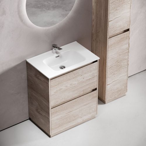 Тумба под раковину Sancos Libra Floor LB70FEG 70х50 напольная цвет коричневый - фото 4