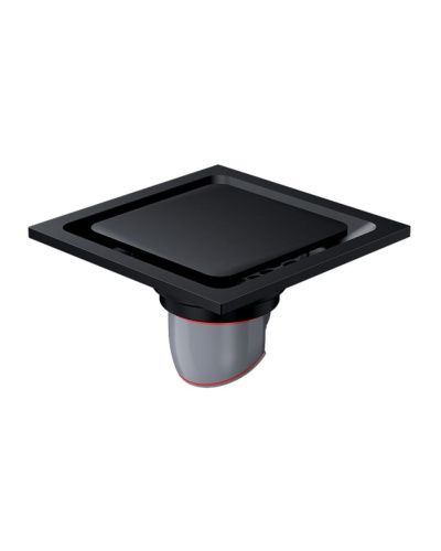 Душевой трап Orange TR01-006b 10х10 черный - фото 2