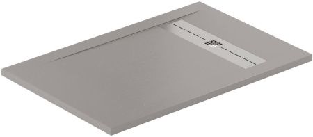 Душевой поддон из искусственного камня Allen Brau Infinity 8.21002-PGM 120х80 серый без каркаса