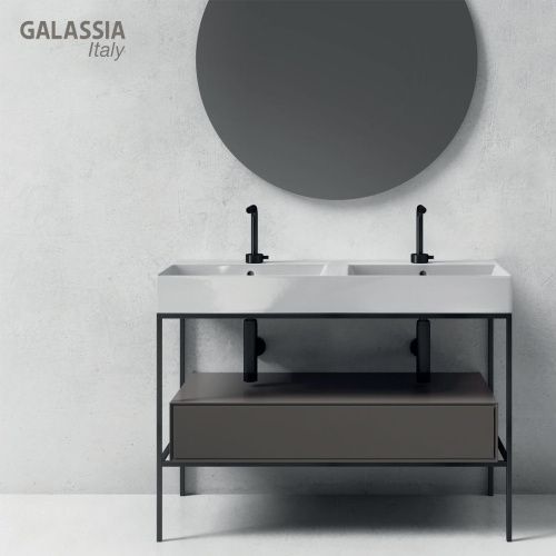 Раковина из сантехнического фарфора Galassia Meg11Pro 8937 100х50 подвесная цвет белый - фото 3