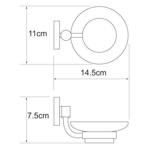 Мыльница WasserKRAFT 6229 - фото 5