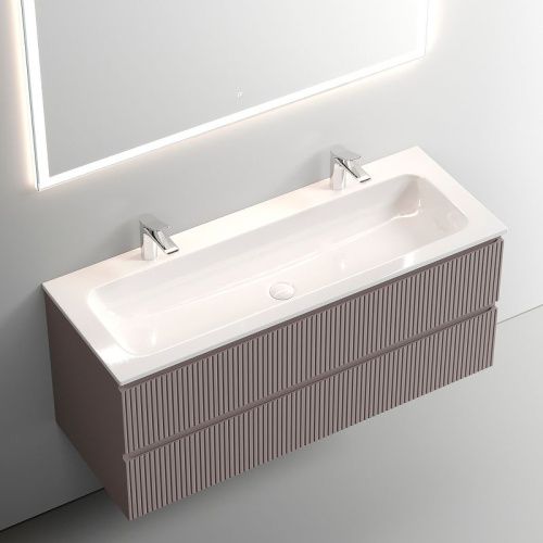 Тумба под раковину Sancos SNOB T SNT120SM 120х40 подвесная цвет бежевый - фото 2