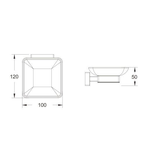 Мыльница Shevanik SG56G SG5603G - фото 3
