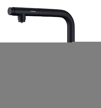 Смеситель для кухни Paulmark URBAN Ur213104-AN на мойку черный