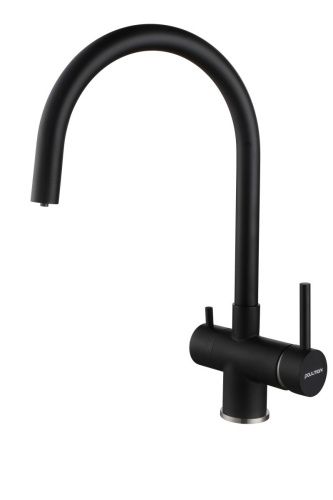 Смеситель для кухни Paulmark HELLER He213218-AN на мойку черный