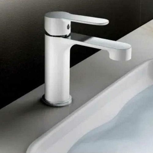 Смеситель Haiba HB557-8 HB10557-8 на раковину белый/хром - фото 3