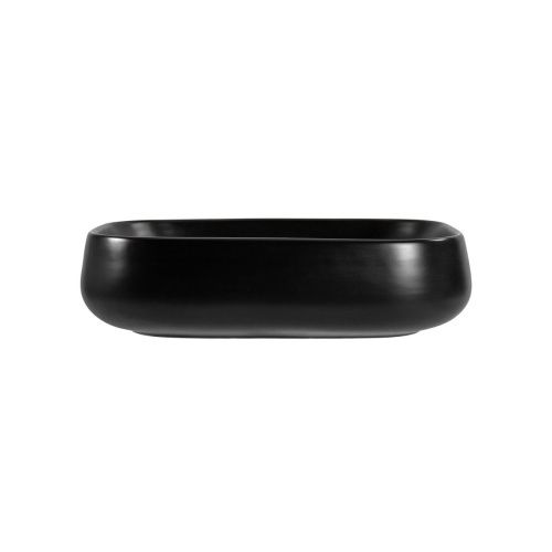 Раковина из сантехнического фарфора Aquatek AQ5526-MB 60х40 накладная цвет черный без отверстий под смеситель - фото 4