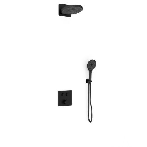 Душевая система Vincea VSFW-4I211MB встраиваемая в стену цвет черный - фото 2