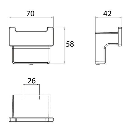 Крючок Emco Cue 3275 001 00