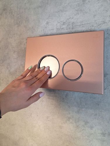 Клавиша смыва механическая AltroBagno Beni aggiuntivi AltroBagnoPFP005FQ цвет розовое золото - фото 4