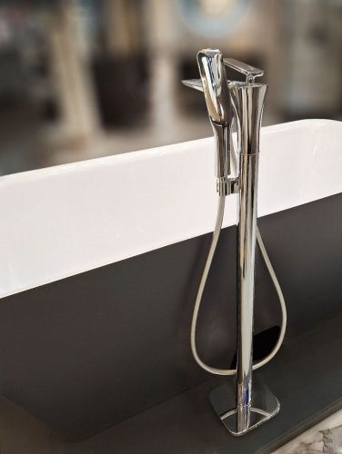 Смеситель для ванны AltroBagno Aperto AltroBagnoAperto020201Cr напольный хром - фото 3