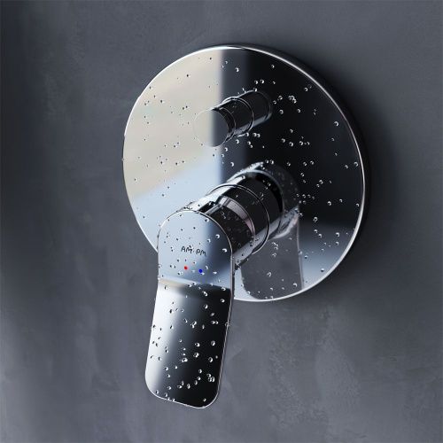 Смеситель для ванны и душа Am.Pm X-Joy F85A45000 встраиваемый в стену хром - фото 3