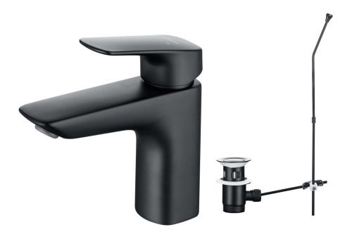 Смеситель Aquatek ВЕГА AQ1011MB на раковину черный