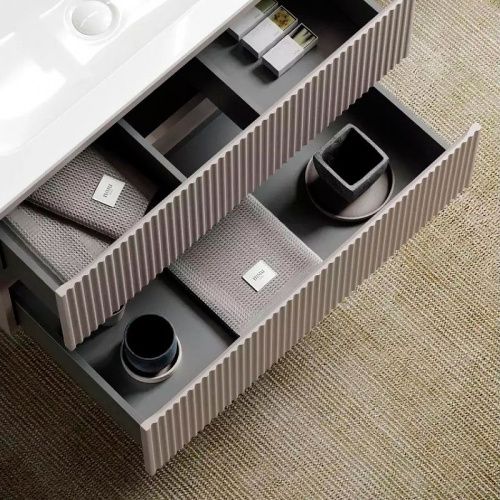 Тумба под раковину Sancos SNOB R SNR60SM 60х40 подвесная цвет коричневый - фото 4