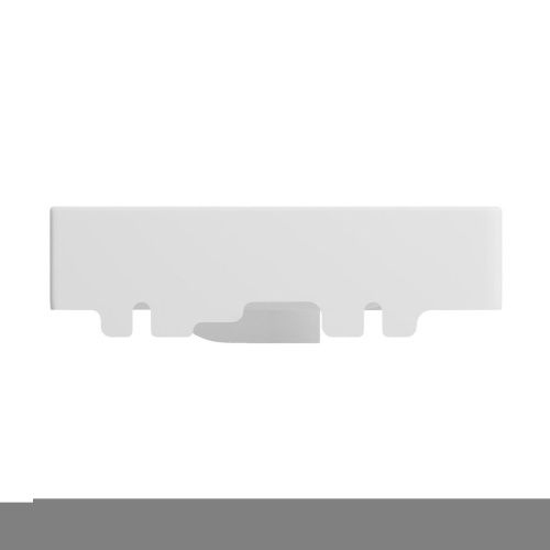 Раковина из сантехнического фарфора Wellsee WC Area 151807000 50х30 накладная цвет белый 1 отверстие под смеситель - фото 4