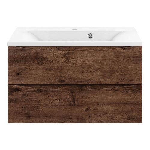 Тумба под раковину Vincea Mia VMC-2MA750RW 70х50 подвесная цвет коричневый - фото 3
