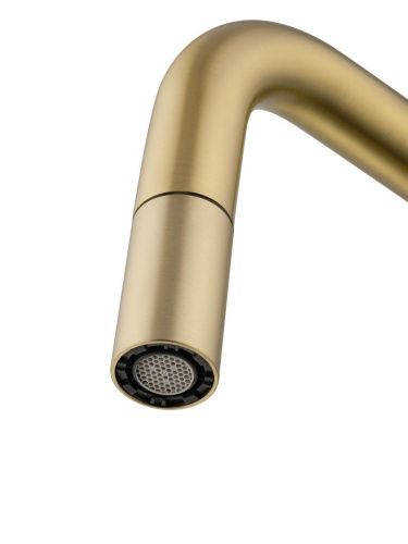 Смеситель для кухни Wonzon & Woghand WW-6018-BG на мойку золото - фото 4