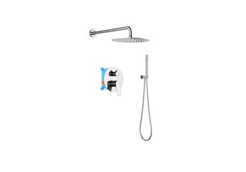 Душевая система Aquatek БЕТТА AQ1172CR встраиваемая в стену цвет хром - фото 2