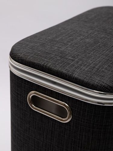 Корзина для белья Geralis Вamboo Gray BBH-B - фото 4