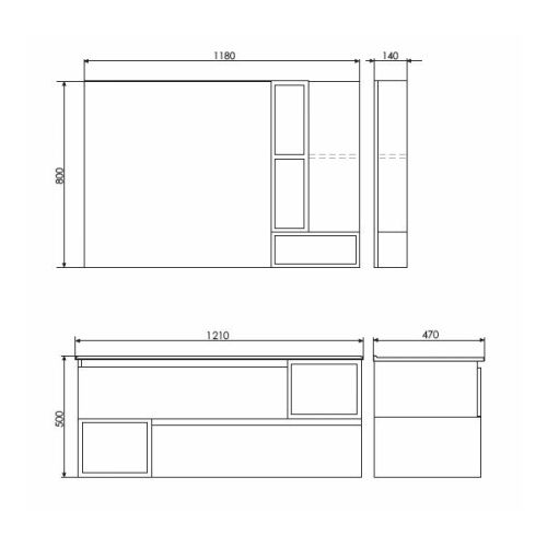 Зеркало-шкаф Comforty Турин 00004137136CF 120х80 подвесной цвет бежевый - фото 2