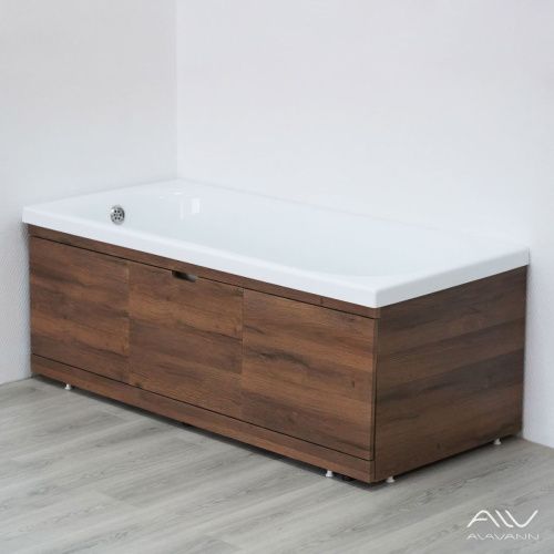 Экран под ванну Alavann Rita 75 см ALV0768003 торцевой МДФ коричневый - фото 4