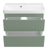 Тумба под раковину Brevita Victory VIC-09070-0802Я 70х40 подвесная цвет зеленый