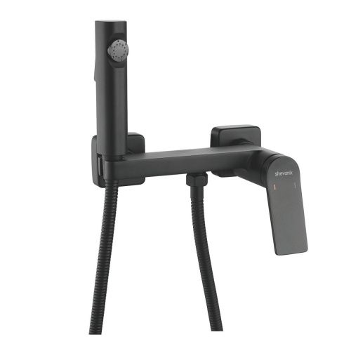 Гигиенический душ со смесителем Shevanik S4105H-1 черный - фото 2