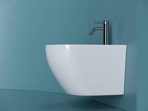 Биде подвесное Ceramica Nova UNO CN11002 цвет белый - фото 5