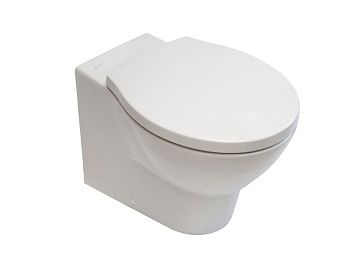 Чаша унитаза приставная Hatria NIDO Y0QU01 цвет белый без сиденья душевой смыв