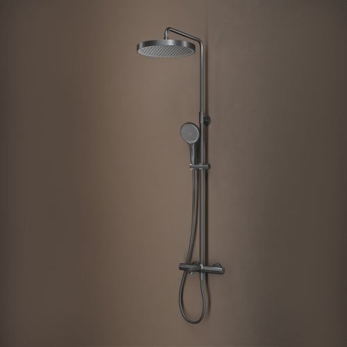 Душевая стойка Iddis Duna DUNGMSTi06 настенная цвет серый - фото 2